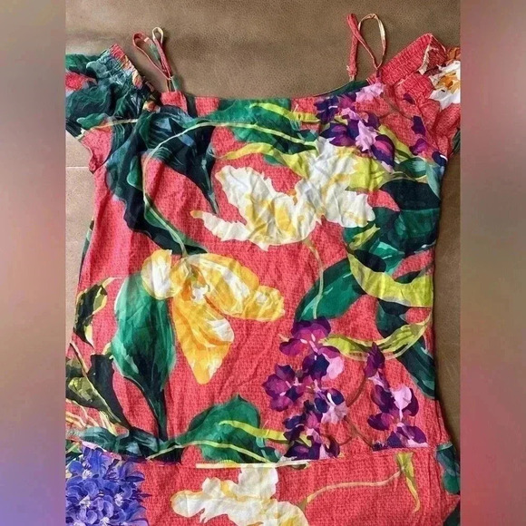 Munny Floral Dress Flowy Womens Size 40 Small Flaw - Picture 11 of 11